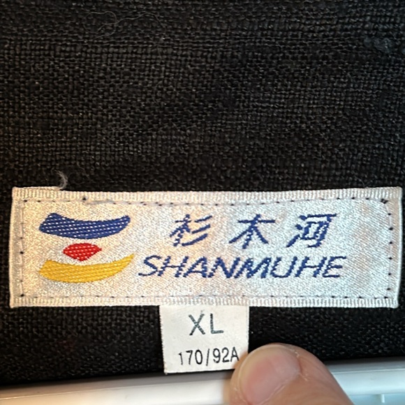 SHANMUHE Rare Vintage Women’s Silk Mandarin Collar Embroidered Button Jacket - Picture 4 of 8